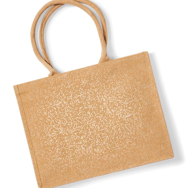 Shimmer jute shopper Thumbnail